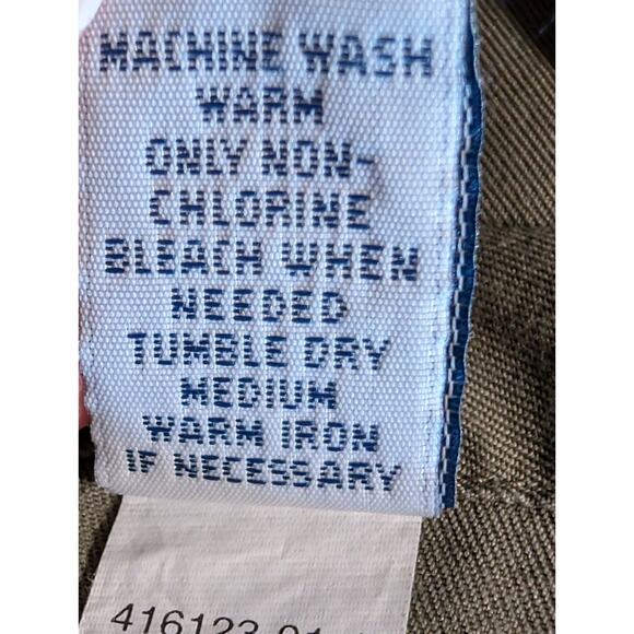 Old Navy Women's Size Medium Pencil Skirt Cotton blend Ruffle khaki Olive Green - Picture 7 of 11